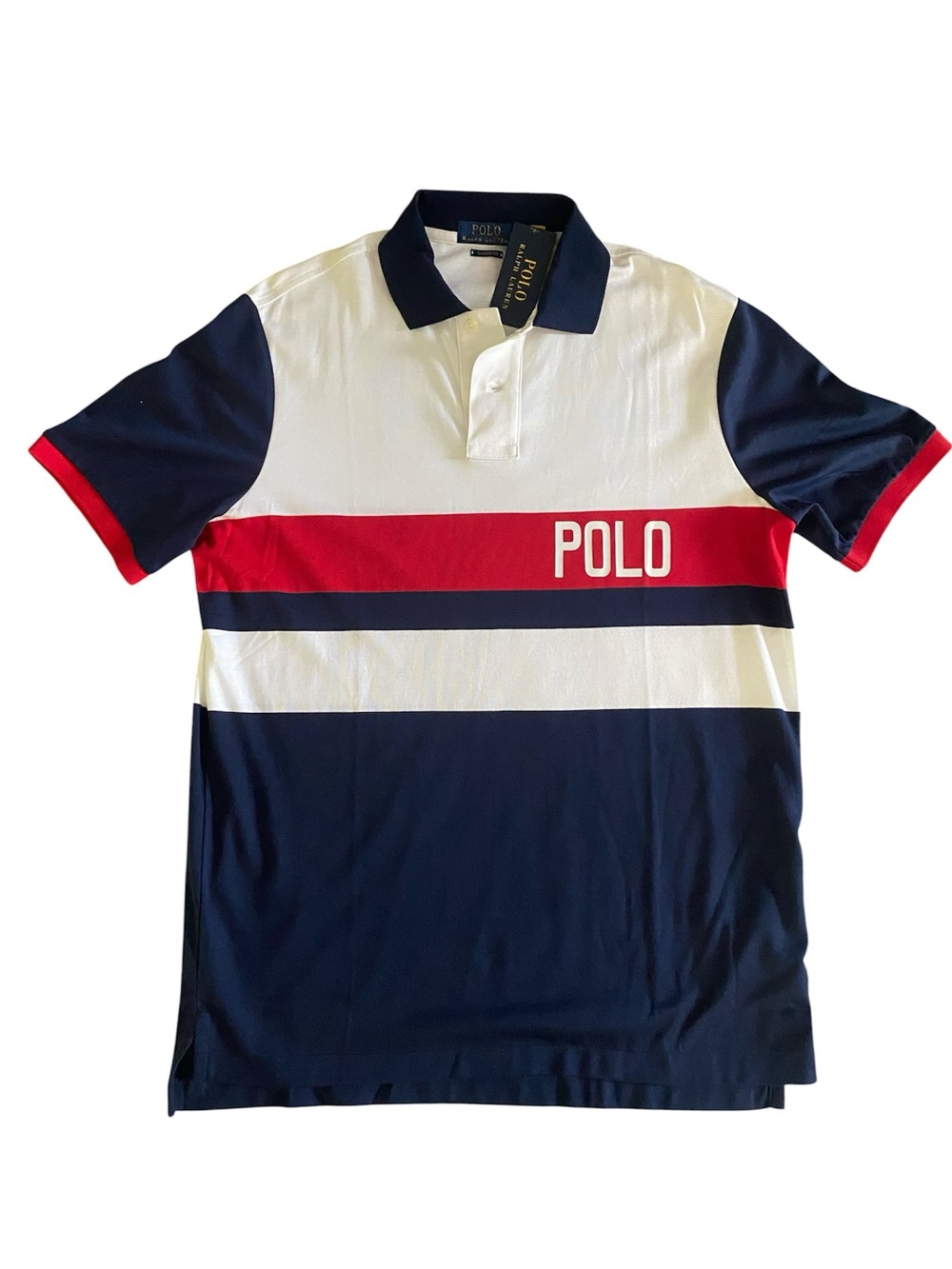 The Polo Ralph Lauren Men's Color Blocked Soft Cotton Polo Shirt in size M